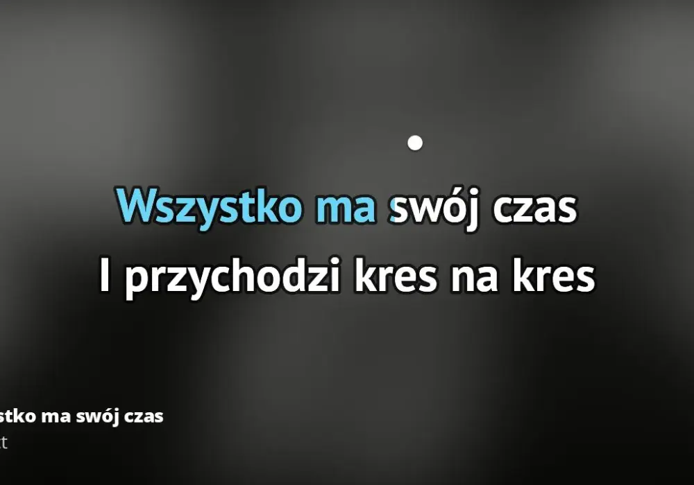 Tekst piosenki wszystko czego dzis chce - odkryj emocje i znaczenie