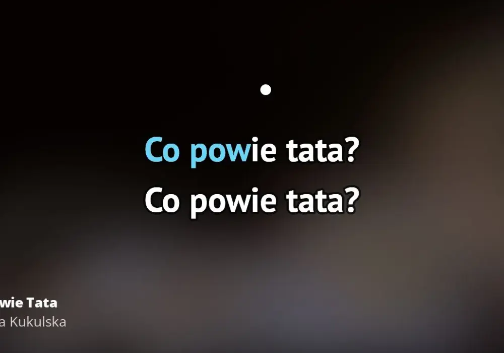 Gdzie znaleźć podkład muzyczny do Co powie Tata Natalia Kukulska