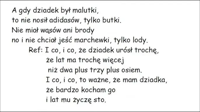 Zdjęcie Tekst piosenki kiedy babcia była mała – wspomnienia i emocje